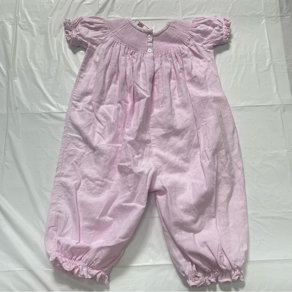 Castles & Crowns Pale Pink Lambs Jumpsuit Cotton Outfit – 18m/24m - Picture 4 of 4